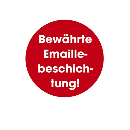 BRATmaxx Emaille-Kochtopf-Set Hortensien 7-tlg. – Die Klassiker für die moderne Küche! ( Spülmaschine und Backofen geeignet ) - 7
