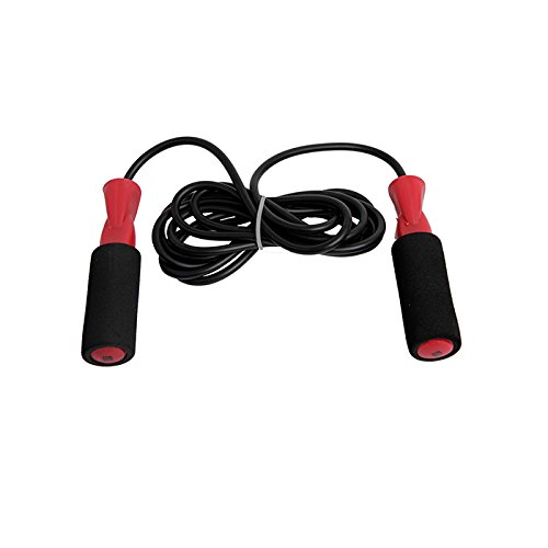 KRF Feel The Enemy Speed Corda per Saltare in PVC, Unisex Adulto, Nero, Taglia Unica