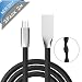 Produktbild Micro USB 2.0 Kabel [ 2 pack,2 m ]mit Zinklegierung-Stecker Kabel GlobaLink® Datenkabel Ladekabel Verbindungskabel für Android Smartphones, Samsung Galaxy, HTC, Huawei, Sony, Nexus, Nokia, Kindle und mehr(schwarz)