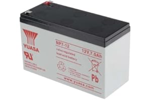 NP7-12 - Yuasa Corporation - Batería de plomo (12V, 7Ah)