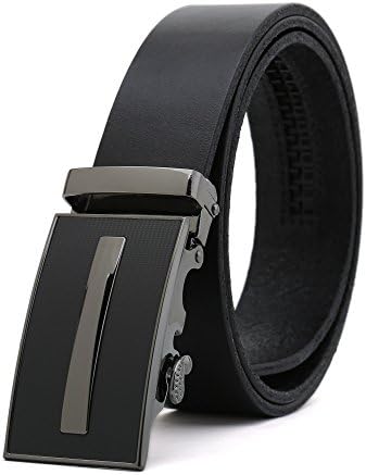 Weinida Men's Business Casual Dress Leather Belt 35mm