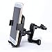 Price comparison product image In-Car Mobile Phone Holder With Ball Joint For Attachment To Air Vent for Gigaset Me, Pro, Pure, iPhone and Other Mobile Devices With A Width Of 2 to 3 Inches Wide, Black