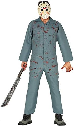 JCHPRODUCTS Adult Bood Splattered Boiler Jumpsuit Size M Halloween Fancy Dress Cosplay
