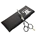Professional Hairdressing Scissors 5.5 inch, Black and White Flowers + Case