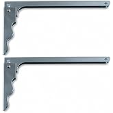 Katlanır Raf ve Masa Konsolu, Raf Ayağı Metal, 18 cm ve 28 cm Se&ccedil;enekli, 2'li Set, Vidalar Ve D&uuml;beller Dahil(18cm)