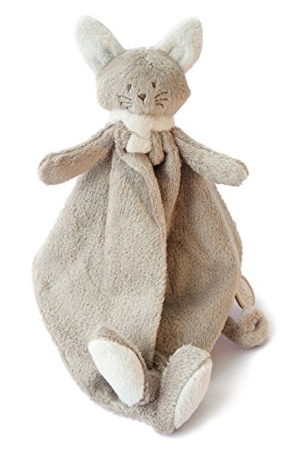 Preisvergleich Produktbild SCHMUSETUCH KATZE SCHNUFFELTUCH BABY TRÖSTERCHEN KUSCHELWEICH