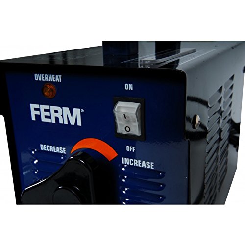 FERM WEM1042 Elektro-Schweißgerät – 40-100 Ampere – 1,6-2,5 mm – Thermischen Sicherung – Inkl. Schweißschild, Drahtbürste und Schlackenhammer - 4