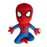 2 in 1 XL Spider-Man Nachtlicht + Plüschfigur Spiderman Kinderlampe Puppe Spidermann Nachttischlampe - 2