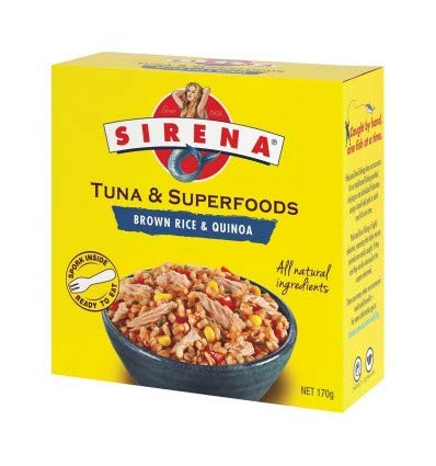 Preisvergleich Produktbild Sirena Tuna Brown Rice And Quinoa 170g