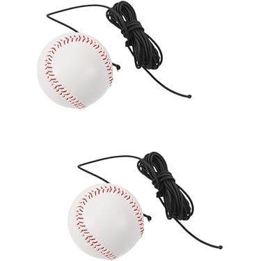 Entraîneur De Baseball Portable PLAYAPUT PPBS1617 - Avec Balle Attachée - Noir/jaune