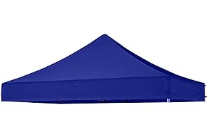 GENERIC Replacement Canopy Top Waterproof UV-Proof Pop Up Tent With Fasten Tape - Foldable Cover Roof for Outdoor Garden Patio Pavilion Sun Shade, Top Only, 2x2m/2.5x2.5m/3x3m