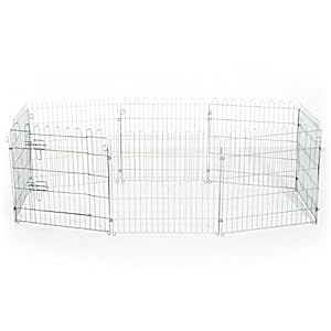 Accesorios y Complementos para Mascotas y Animales 11 Parque para Cachorros Valla para Cachorros Animales Rejilla Medidas 63 x 91 CM