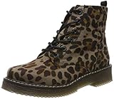 bikerstiefel damen nieten  bugatti Damen 436549326900 Biker Boots, Mehrfarbig (Taupe/Black 1410), 39 EU