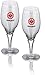Produktbild Eintracht Frankfurt Bierglas, Pilsglas, Glas, Pilstulpe 2er-Set - plus gratis Lesezeichen I love Frankfurt