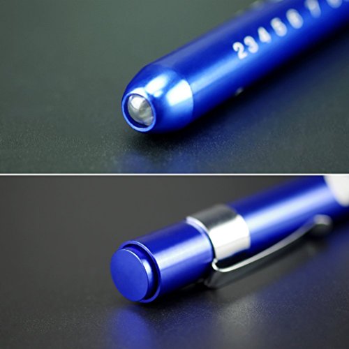 ROSENICE 3pcs wiederverwendbare LED Penlight, Mini-LED-Taschenlampe Feder (zufälligen Farbe) - 3