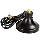 Cable de 150cm de largo Silverstone SST-WAB1B - Base de Antena WiFi - Base Circular magnética + Low Loss CLF100 + SMA Jack RP