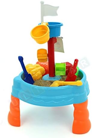 Ultimar Sand and Water Play Table with Accessories - Play Table - Sandpit Play Set Toy - Sandbox
