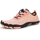  Badeschuhe Herren Damen Barfußschuhe Wasserschuhe Schwimmschuhe Strandschuhe für Surfen,Tauchen,Bootfahren,Gymnastik Fitness (1918 Rosa, 36EU)