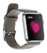 Produktbild Solo Pelle Apple Watch Series 1/2 / 3"Watch" Leder Armband Uhrenband mit passendem Uhrenadapter Connector Erstatzband Strap (42 mm Floater Taupe/Silber Connector)