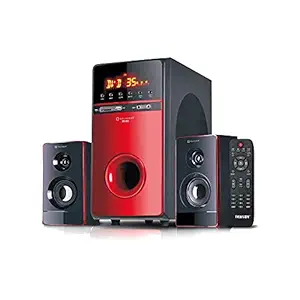 TRUVISON TV-OO2BT 2.1 Multimedia Speaker with Bluetooth Supporting USB,AUX,Built in FM and Remote Control, Mic in