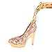Produktbild Kreative Schlüsselanhänger, Moonuy Schlüsselanhänger Schlüsselanhänger Frauen Schuhe High Heels Schlüsselanhänger Charmante Weihnachtsbaum Form Brosche (C)