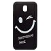 Produktbild Everainy Kompatibel für Samsung Galaxy J7 2017 Hülle Silikon Bumper Gummi Neu Cover Hüllen Galaxy J7 2017 Handyhülle Stoßfest TPU Stoßstange Schutzhülle (Don't Touch My Phone 1)
