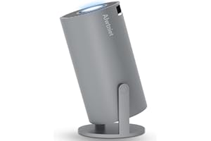 ALWTNIET Mini Projecteur 4K avec Auto Keystone, Video projecteur Portable 2.4/5G WiFi Bluetooth 5.0 Supporte 4K 1080P 260 ANSI 130 Pouces Compatible avec Fire Stick et Mobile HDMI USB (sans système Android