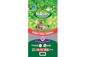 Nullodor Litière en Silice pour Chat 15 kg