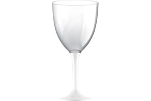 Santex mariage 20 Grands verres à Eau, pied Blanc