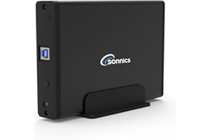 Sonnics 3TB External Hard Drive USB 3.0 Compatible with XBOX ONE / PS4 / Windows PC/Mac (Desktop not Portable) (Black)