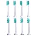 Produktbild 8 Stk E-Cron® Zahnbürstenaufsatz - Kompatibel Philips Sonicare Aufsätze - Ersatzbürsten für ProResults und Diamond Clean Aufsteckbürsten - Passende Phillips Sonicare Bürstenköpfe