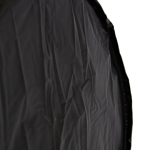Nexos Schutzhülle für Smoker Abdeckung Wetterschutz Plane Cover 120g/PVC schwarz pflegeleicht Haube Grillabdeckung 150x72x124 passend für GZ35614 Hülle wasserdicht - 4
