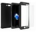 Produktbild iPhone 8 PLUS Hülle, iPhone 8 PLUS 360 Grad Hülle + Panzerglas, Mobilyos® [ 360 Grad Rundum ] [ Schwarz ] iPhone 8 PLUS Komplett Hülle, iPhone 8 PLUS Case