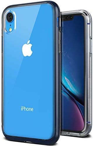 VRS Design Case for Apple iPhone XR (6.1" Inch) Crystal Bumper Deep Sea Blue Color