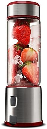 LJHA Juicer rechargeable mini mini automatic juicer fruit and vegetable multi-function wireless Juicer 2 color optional 78 * 78 * 240 Blender ( Color : A )