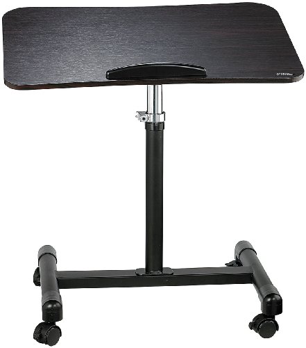 General Office Rollbarer Notebook-Arbeitstisch in Rosenholz-Optik - 3