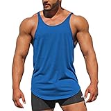 Männer Ärmellos Trägershirts Bodybuilding Sport Fitness Training Weste Druck Sport Hemd