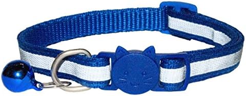 ZACAL Reflective Cat Collar with Bell | Safe Quick Release Breakaway Buckle | Adjustable to fit all Domestic Cats