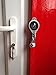 Secure-Ring Universal Door Security Chain (White)