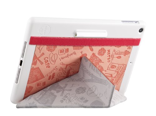 Ozaki OC111PR O!Coat Travel Slim-Y 360-deg faltbare Tasche für Apple iPad Air Paris (inkl. Stylus-Halter) pink - 2