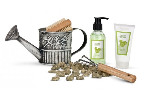 Preisvergleich Produktbild Das Badeset Gartendusche - Geschenkset mit Kiwi Duftnote