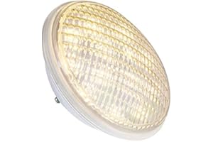 KOLLNIUN Iluminación LED para piscina, PAR56, resistente al agua, IP68, 40 W, luz blanca cálida, iluminación subacuática, 12 V CA/CC, para paisaje, jardín, fuente
