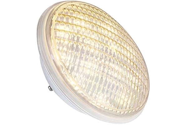 KOLLNIUN Éclairage de piscine LED, PAR56 - Éclairage submersible - IP68 - Étanche - Éclairage sous-marin blanc chaud 40 W, Projecteur de piscine 12 V AC/DC pour paysage, jardin, fontaine