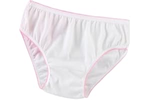 PUTOAHAO 8 Piezas Bragas Desechables Postparto,Algodón Braguitas Desechables Postparto,Bragas Desechables Mujer para Posparto,Menstruales,Menstrual,Hoteles, Viajes, Hospitales, SPA