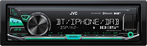 JVC KD-X441DBT Digital Media-Receiver mit mit Bluetooth-Freisprechfunktion und Digitalradio DAB+
