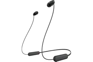 Sony WI C100 Wireless In Ear Bluetooth Kopfhörer mit eingebautem Mikrofon, schwarz, WIC100/B, WI-C10