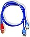 Produktbild Homeway-Y-Kabel LAN/LAN 0,5 m blau / blau
