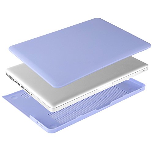 MOSISO Ultra Slim Plastik Hartschale Schutzhülle Hülle Snap Case für MacBook Pro 13 Zoll mit CD-ROM Drive (A1278), Serenity Blau - 4