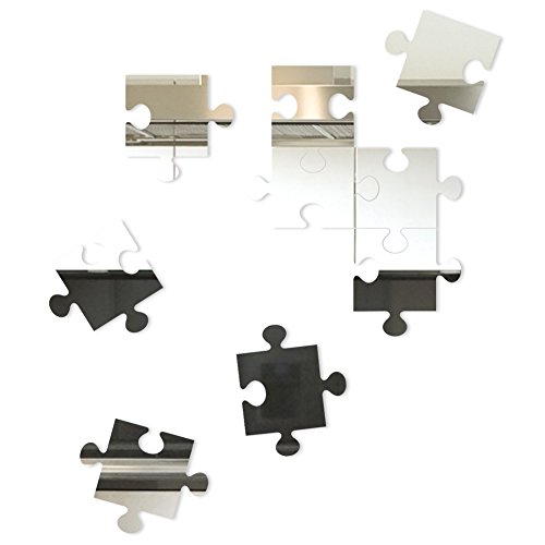Wandkings Acrylglas Spiegel „Puzzle“ – 9 Puzzelteile inkl. Klebepunkte - 3