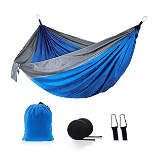 Belity Nylon Hammock Widened Indoor Outdoor Swing Camping Supplies 210T Nylon Beach Hammock Travel Hiking Hammock